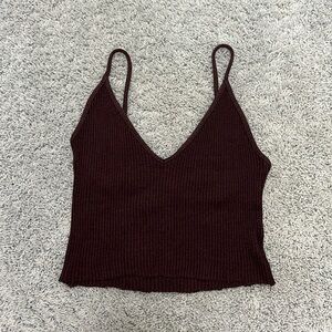 John Galt Maroon Top